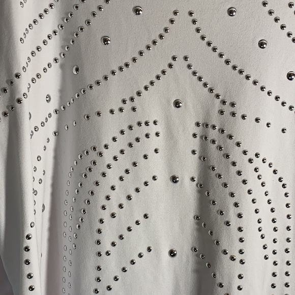 NWOT Ashley Stewart long studied shirt size 14/16 - Picture 2 of 5